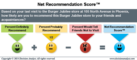 Net Recommenation Score Formula